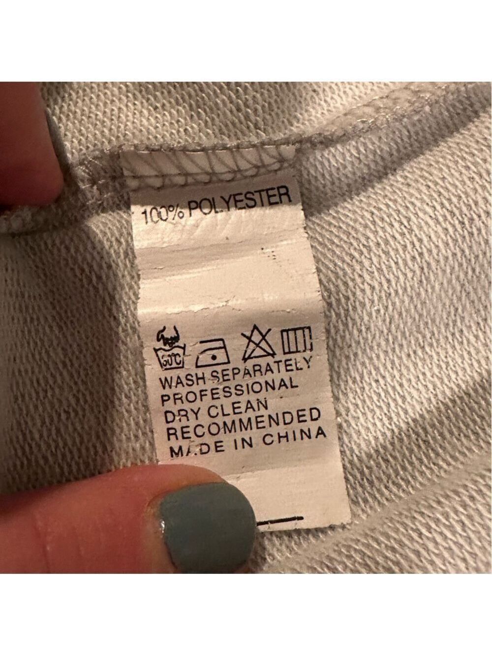 SHEIN EZWEAR Women’s Light Gray Cropped Zip-Up Hoodie – Size Small ✨🩶🧥 - Picture 11 of 11